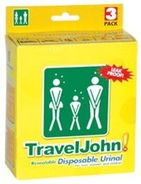 TravelJohn Disposable Urinal 3-Pack 