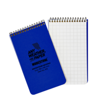 Modestone A16 Top Spiral Notepad 76x130mm- 50 sheets - BLUE