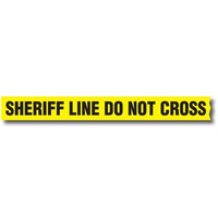 Sirchie Barrier Tape with Dispenser (Sheriff Line Do Not Cross) - 1 Box