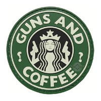 5ive Star Gear PVC Morale Patch Guns and Coffee