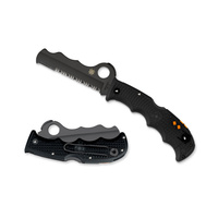 Spyderco Assist Lightweight ComboEdge/Carbide Tip Black Blade Folding Knife
