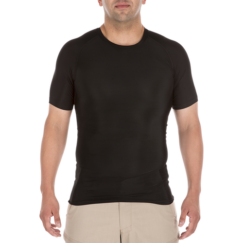 5.11 Tight Crew Short Sleeve Shirts - Black