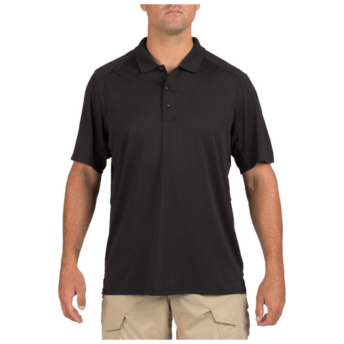 5.11 Helios Short Sleeve Polo Shirt - Black