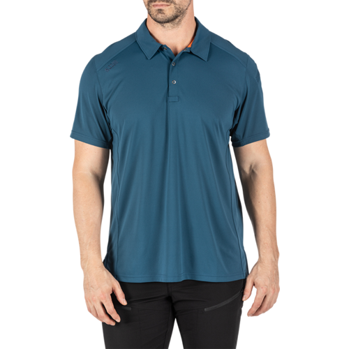 5.11 Tactical Paramount Short Sleeve Polo [Colour: Blueblood] [Size: Small]