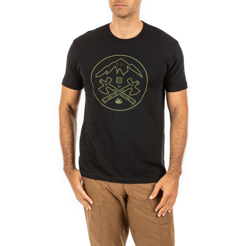 5.11 Tactical Crossed Axe Mountain Tee [Size: Small]