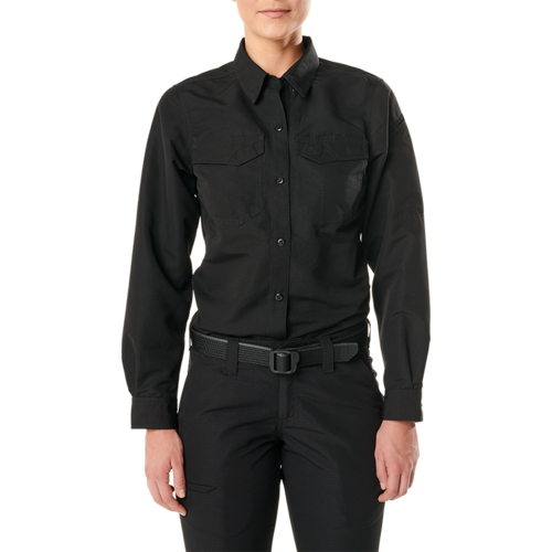 5.11 Tactical Women's Fast Tac L/S Shirt [Colour: Black] [Size: Small]