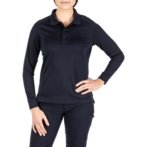 5.11 Tactical Women's Performance L/S Polo [Colour: Dark Navy] [Size: Small]