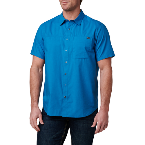 5.11 Tactical Wyatt S/S Shirt [Colour: Legion Blue] [Size: Small]