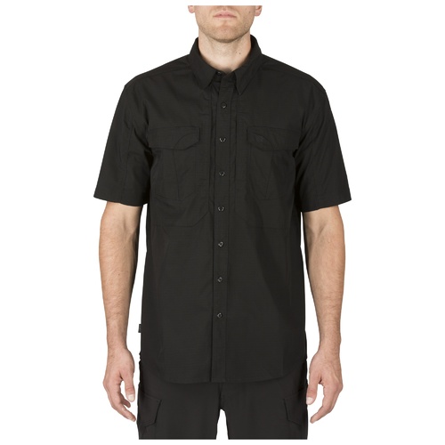 5.11 Stryke Short Sleeve Shirt [Colour: Black] [Size: Small]