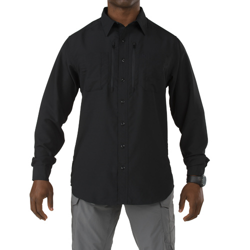 5.11 Traverse Long Sleeve Shirt [Colour: Black] [Size: 2X-Large]