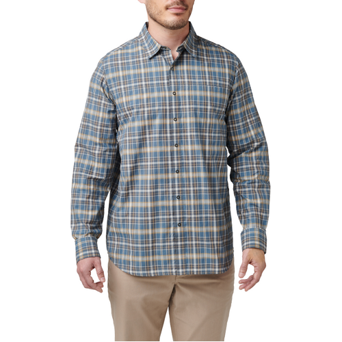 5.11 Tactical Igor L/S Plaid Shirt [Colour: Turbulence Plaid] [Size: Medium]