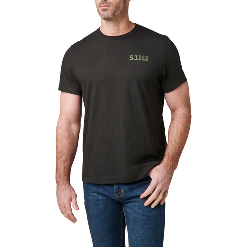 5.11 Tactical Brew Grounds S/S Tee [Colour: Black] [Size: Small]