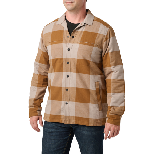 5.11 Tactical Seth Shirt Jacket [Size: Small] [Colour: Pecan Check]