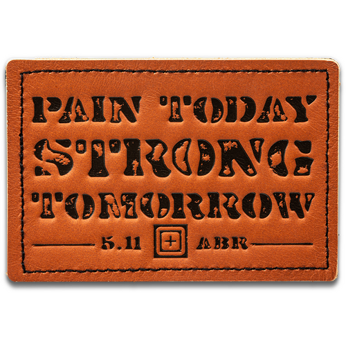 5.11 Tactical Strong Tomorrow Leather Patch
