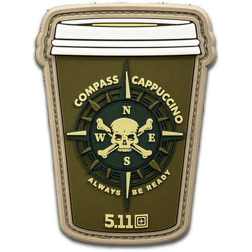 5.11 Tactical Compass Cappuccino Patch
