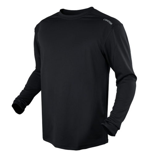 Condor - MAXFORT Long Sleeve Training Top [Colour: Black] [Size: Large]