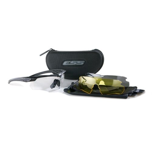 ESS Crossbow Eyewear Black Frame 3 Lens Kit