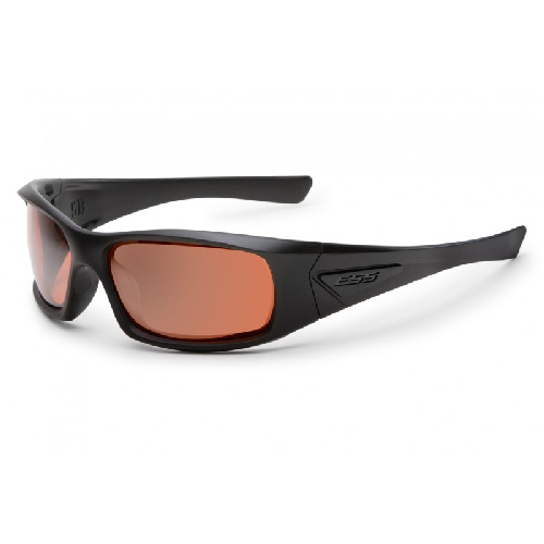 ESS 5B Sunglasses Black Frame Mirrored Copper Lenses