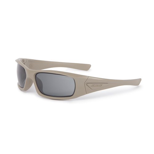 ESS 5B Sunglasses Tan Frame Smoke Gray Lenses