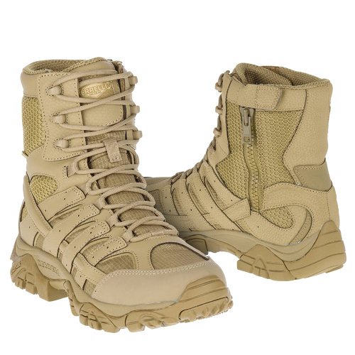 Merrell Tactical Moab 2 8inch Tactical WP Boots - Coyote [Size Options: 4.0 US - Regular]
