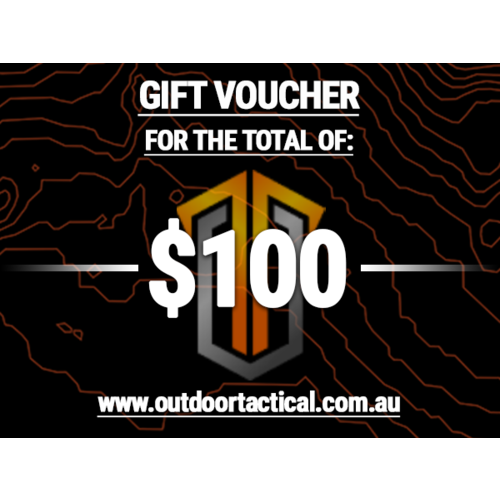 Outdoor Tactical Gift Voucher [Amount: $100]