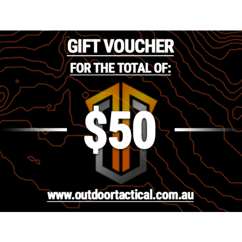 Outdoor Tactical Gift Voucher [Amount: $50]