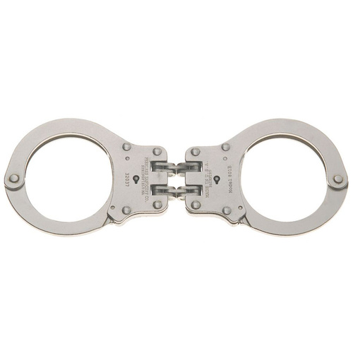 Peerless Model 801C Hinged Handcuff - Nickel Finish