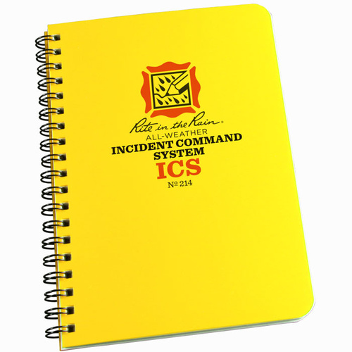 Rite-In-The-Rain All-Weather Incident Command Notebook 4.75in x 6.75in