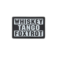 Condor Whiskey Tango Foxtrot Morale PVC Patches