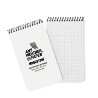Modestone A11 Top Spiral Notepad 76x130mm- 50 sheets - WHITE