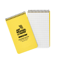 Modestone A14 Top Spiral Notepad 76x130mm- 50 sheets - YELLOW