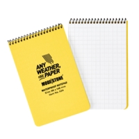 Modestone A34 Top Spiral Notepad 96x146mm- 50 sheets - YELLOW