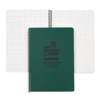Modestone C53 Side Spiral Notepad A5 148x210mm - 50 sheets - GREEN