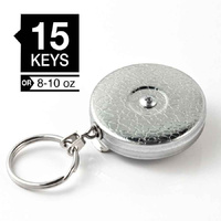 Key-Bak 24 inch Chrome Self-Retracting Key Reel